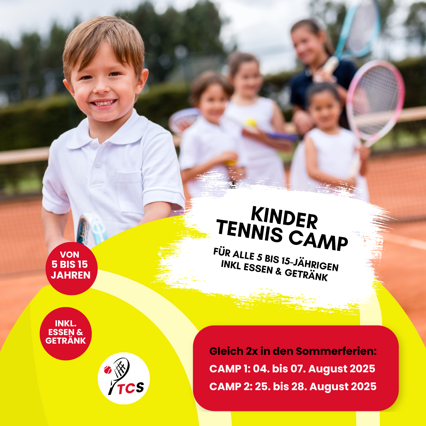 Tenniscamp Sommerferien 2025